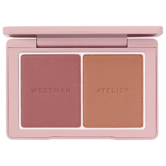 NIB ✅Westman Atelier #SABLE & SUEDE Baby Cheeks Powder Blush Duo ✨BNIB - Picture 1 of 17